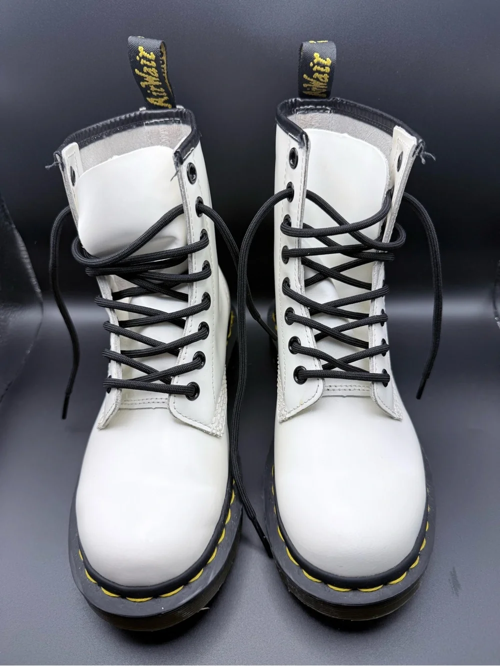 Dr. Martens white leather